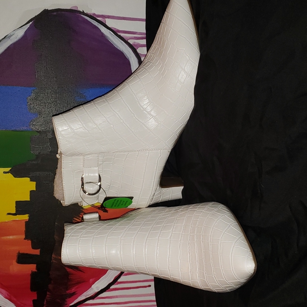 White booties